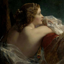 Схема вышивки «Девушка»