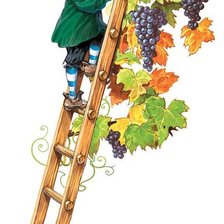 Схема вышивки «Веселый гном 1»