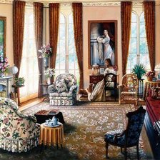 Схема вышивки «szalon»