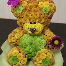 Схема вышивки «мишка»