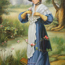 Схема вышивки «hölgy»