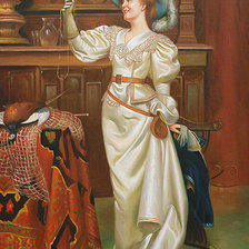 Схема вышивки «hölgy»