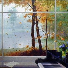 Схема вышивки «Но осень на дворе...»