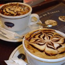 Схема вышивки «Кофе для двоих»