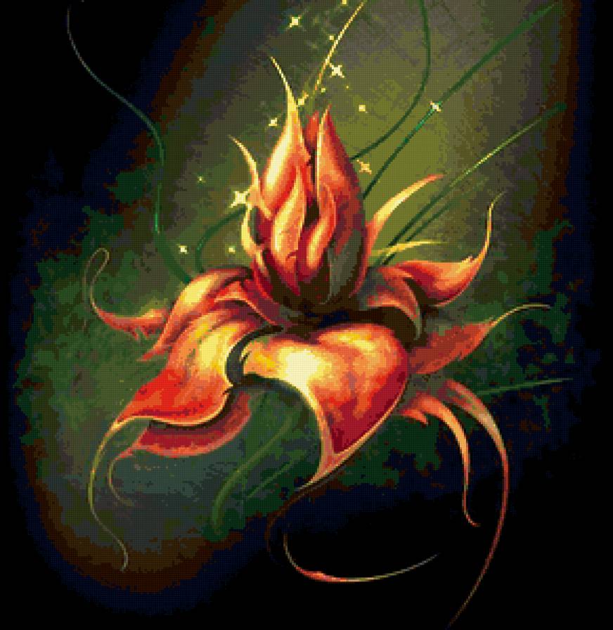 цветок - природа, цветы, натюрморт, красота - предпросмотр