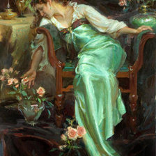 Схема вышивки «hölgy»