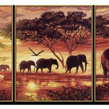 Схема вышивки «afrika»