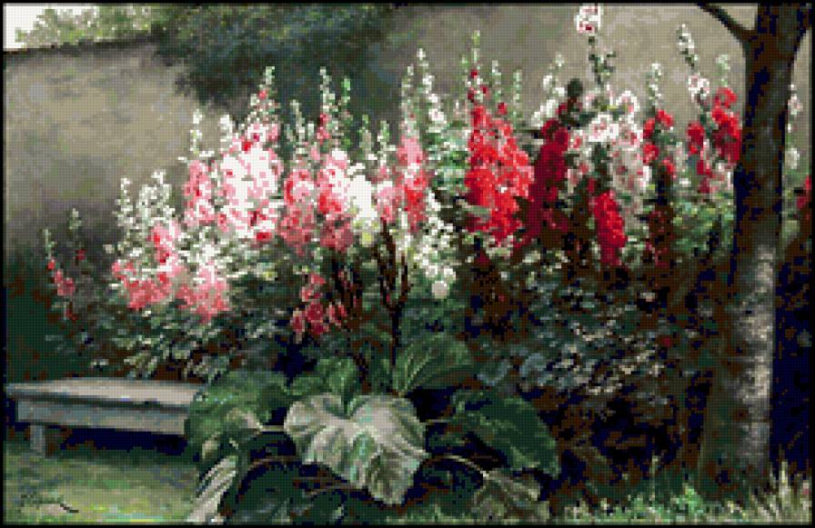 место для свиданий - цветы, лето, парк - предпросмотр