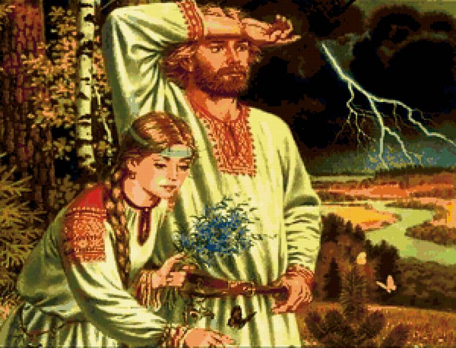 русичи - она, мужчина, люди, девушка, он - предпросмотр