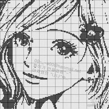 Схема вышивки «взгляд»