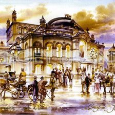 Схема вышивки «Дворец Сергей Брандт»