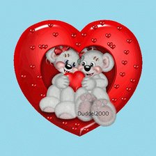 Схема вышивки «ВАЛЕНТИН И ВАЛЕНТИНКА»