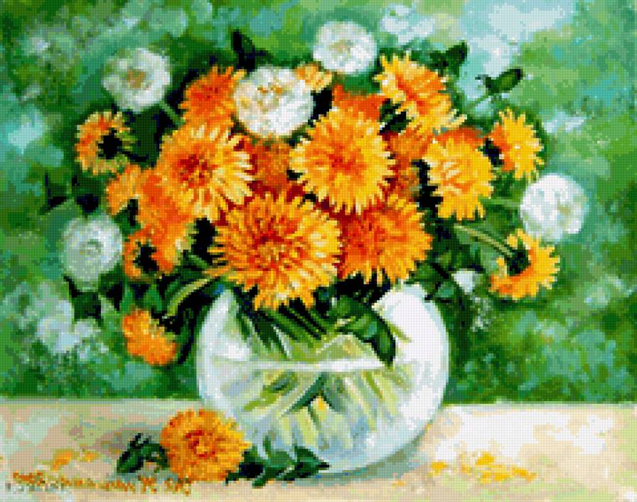 одуванчики - романтика, цветы, природа, букет, , натюрморт - предпросмотр