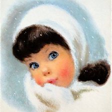 Схема вышивки «Девочка»