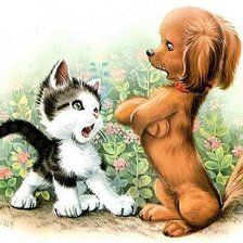 Схема вышивки «Спор»