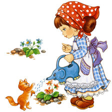 Схема вышивки «Детские картинки»