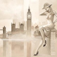 Схема вышивки «Лондон»