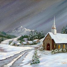 Схема вышивки «templom»