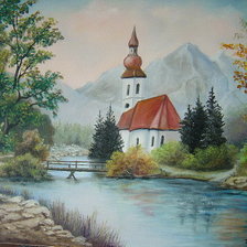 Схема вышивки «templom»