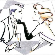 Схема вышивки «Пара»