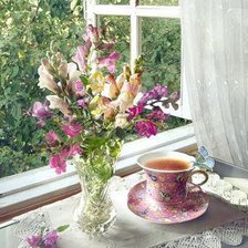 Схема вышивки «УТРО»