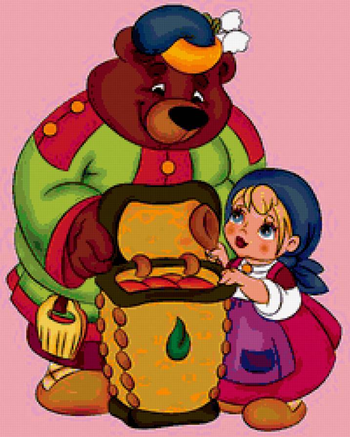 Мультяшные зарисовки - герои сказок, сказки, мультики, герои, маша и медведь, детям - предпросмотр