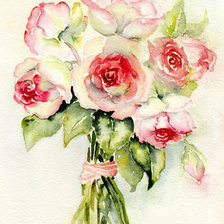 Схема вышивки «Нежный букет»