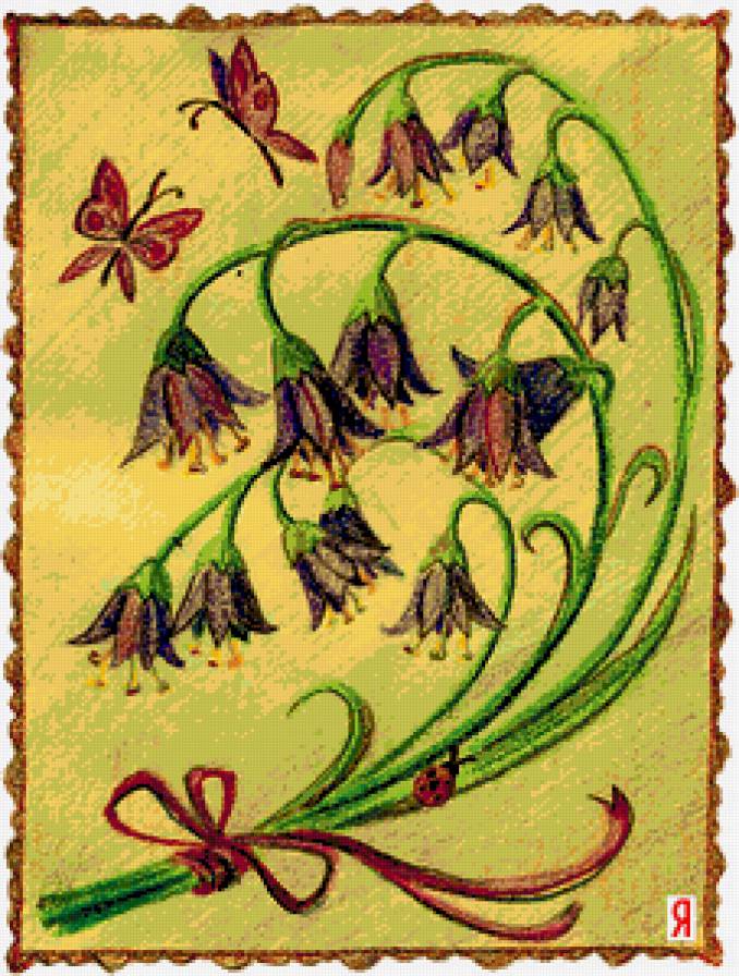 колокольчики - колокольчики, букет, цветы - предпросмотр