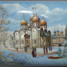 Схема вышивки «Старый собор»