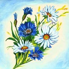 Схема вышивки «нежный букет»