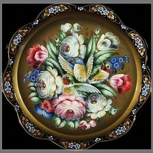 Схема вышивки «Жостовский мотив»