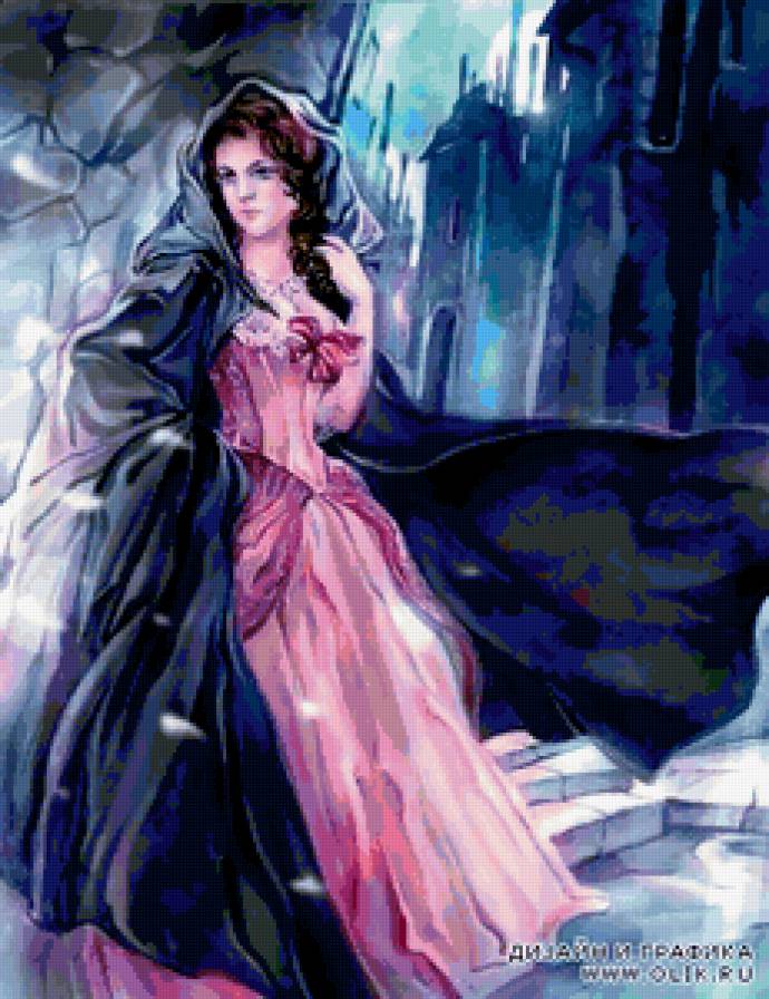 Анжелика - женщина, живопись, девушка - предпросмотр