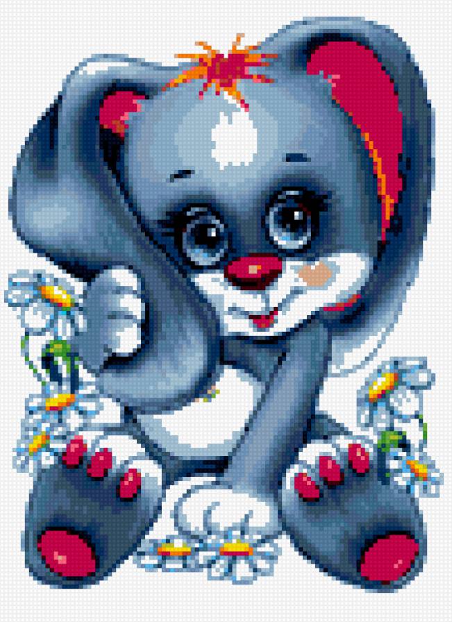 зайка - зверята, мультяшки, зайчик, кролик, детям, мультик, заяй, детская - предпросмотр