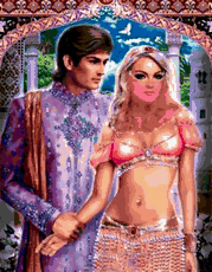 любовь - вдвоем, восток, романтика, нежность, индия, двое, пара - предпросмотр