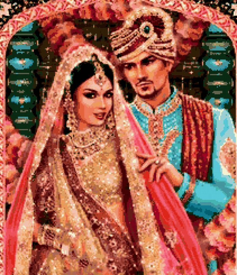 мужчина и женщина - индия, влюбленные, двое, восток, пара, вдвоем, любовь, роман - предпросмотр