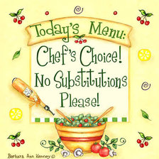 Схема вышивки «Меню на сегодня»