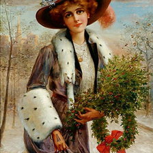 Схема вышивки «hölgy»