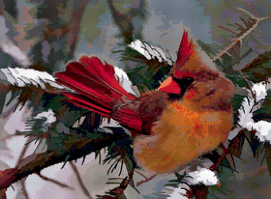 птичка-невеличка - птицы - предпросмотр