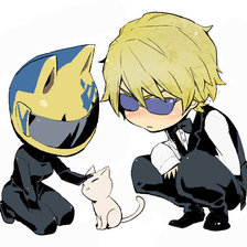 Схема вышивки «Сэлти и Шизуо»