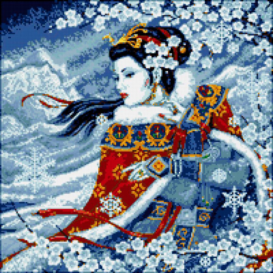 япония - гейша - предпросмотр