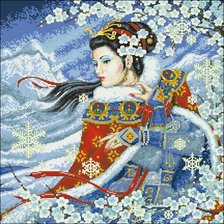 Схема вышивки «япония»