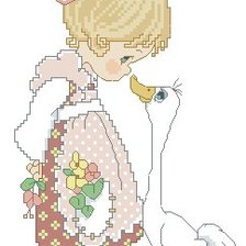 Девочка и гусь