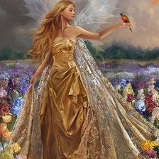 Схема вышивки «фея»