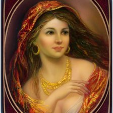 Схема вышивки «мадонна»