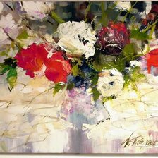 Схема вышивки «Букет цветов»