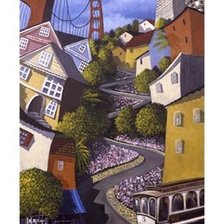 Схема вышивки «Сан Франциско»