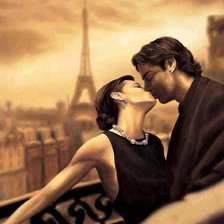 Схема вышивки «двое»