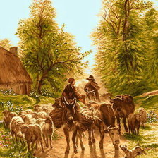 Схема вышивки «nyáj»