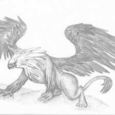 карандаш. грифон