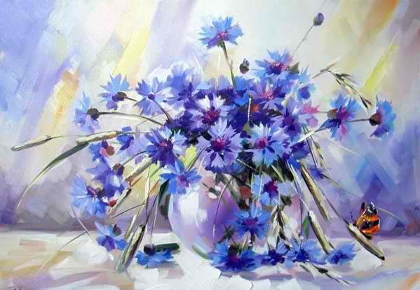 букет - букет.бабочки, цветы - оригинал